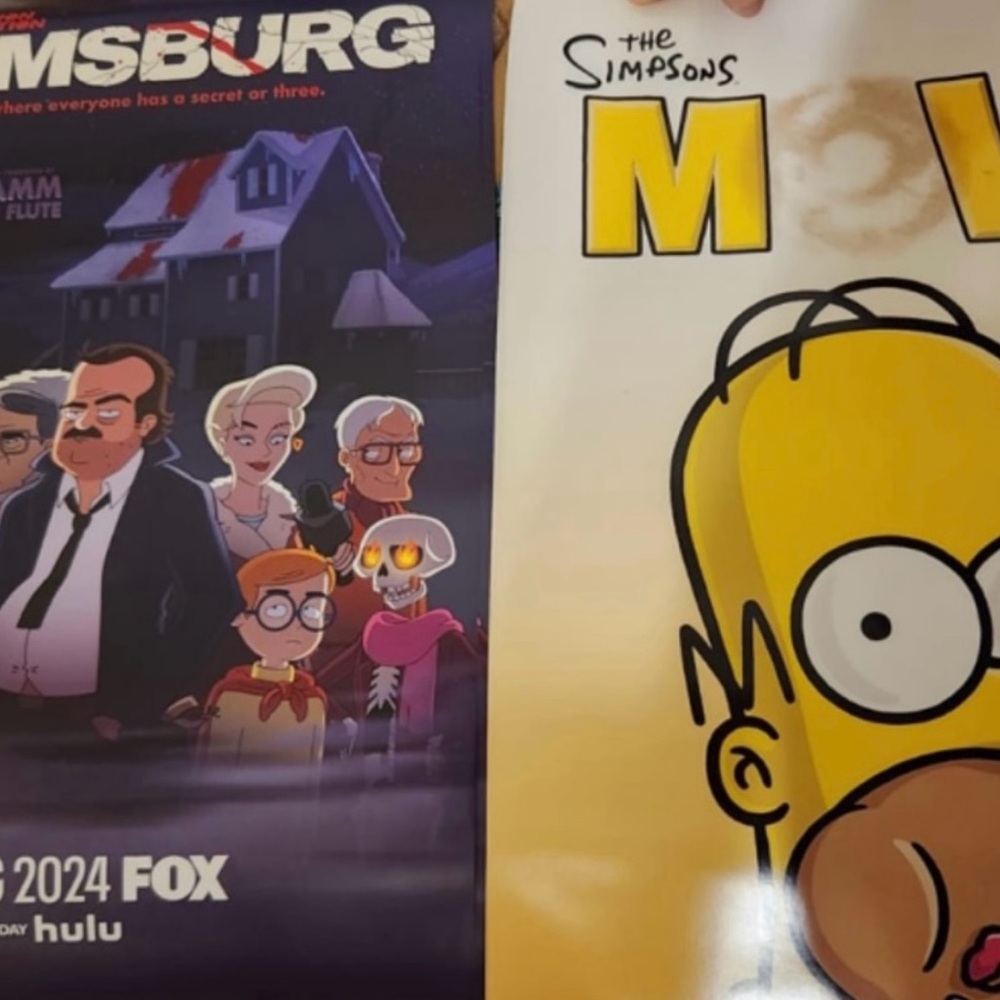 Simpsons Movie Poster plus Bonus Grmsburg